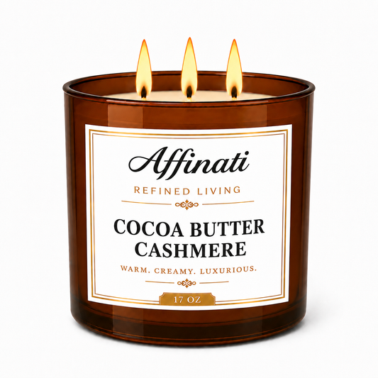 Cacaoboter Kasjmier 3-Wiekskaars