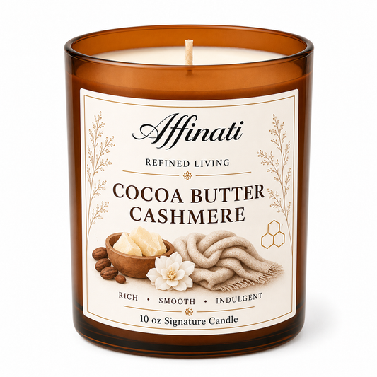Vela Signature de manteca de cacao y cachemira