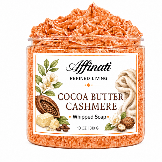 Sabonete Cremoso Batido de Manteiga de Cacau e Cashmere