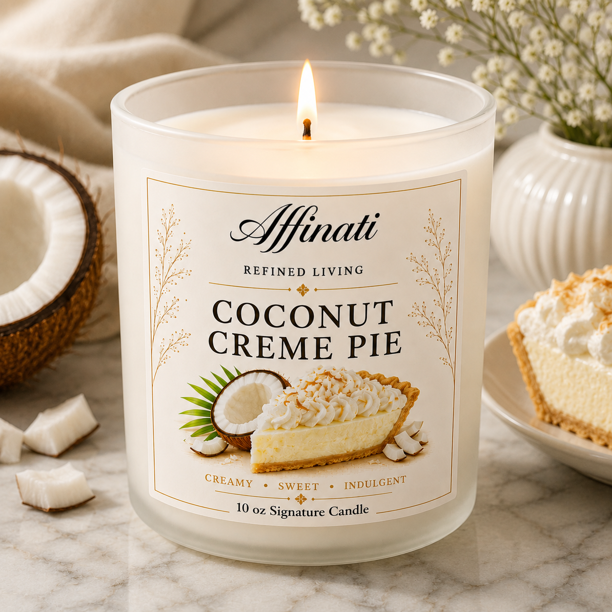 Coconut Creme Pie Signature Candle