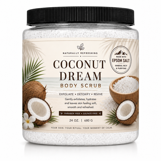 Scrub corpo Coconut Dream | Sale di Epsom