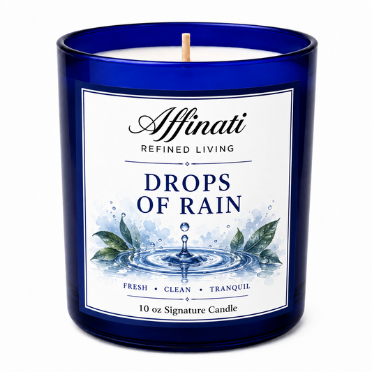 Drops of Rain Signature Candle