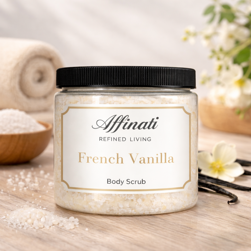 French Vanilla Body Scrub 20 oz | Whipped Salt Scrub