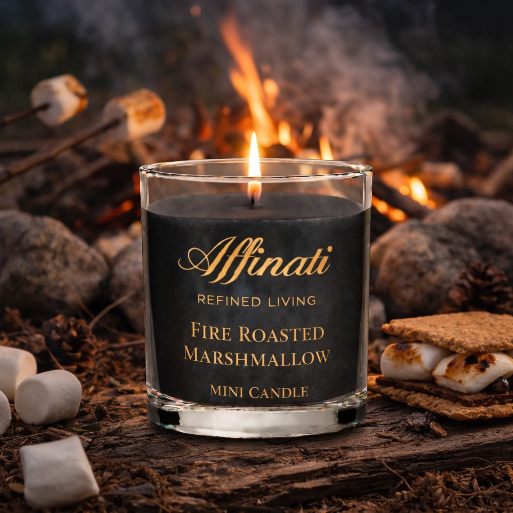 화염 구운 마시멜로 미니 캔들