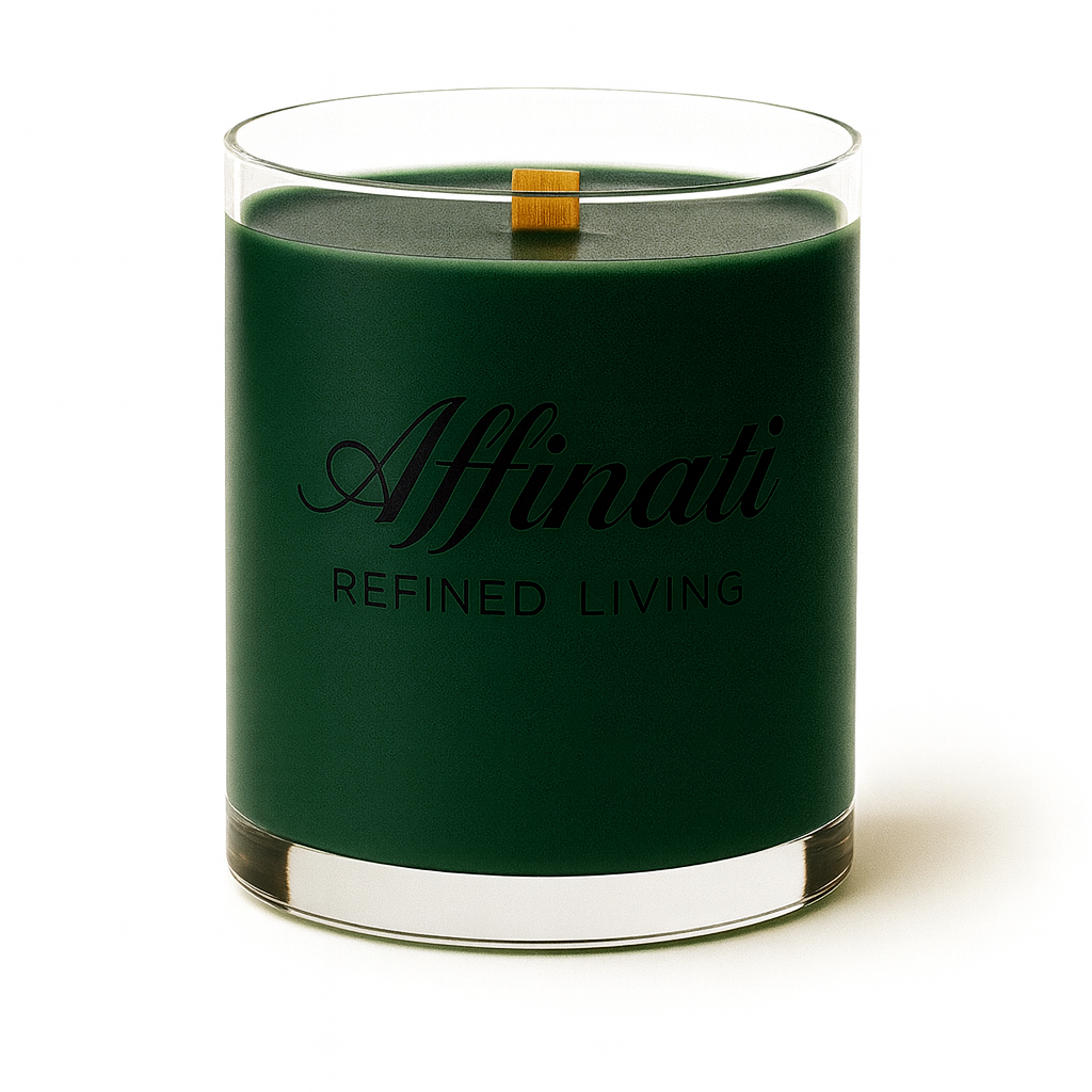 Winter Spruce Wooden Wick Candle – Luxury 10 oz Soy Blend | Affinati - Affinati