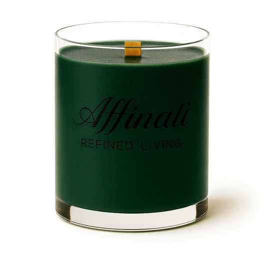 Winter Spruce Wooden Wick Candle – Luxury 10 oz Soy Blend | Affinati - Affinati