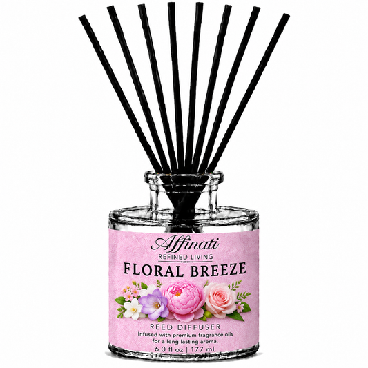 Difusor de varillas de brisa floral