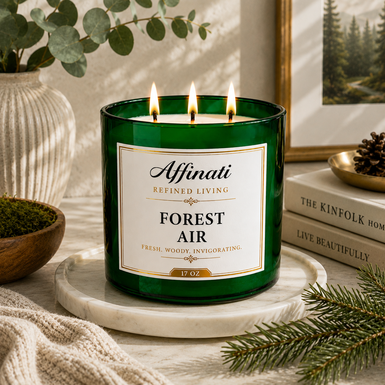 Świeca 3-knotowa Forest Air