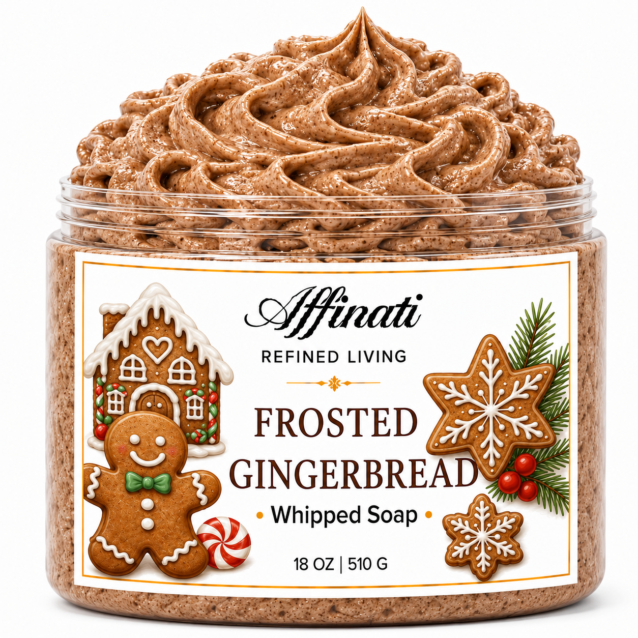 Frosted Gingerbread Whipped Soap