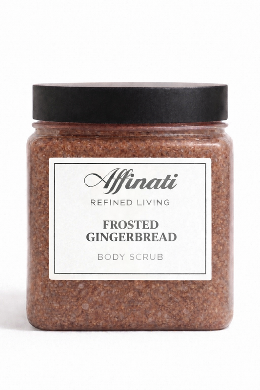 Frosted Gingerbread Body Scrub 64 oz | Whipped Salt Scrub - Affinati