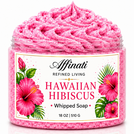 Savon fouetté à l'hibiscus hawaïen