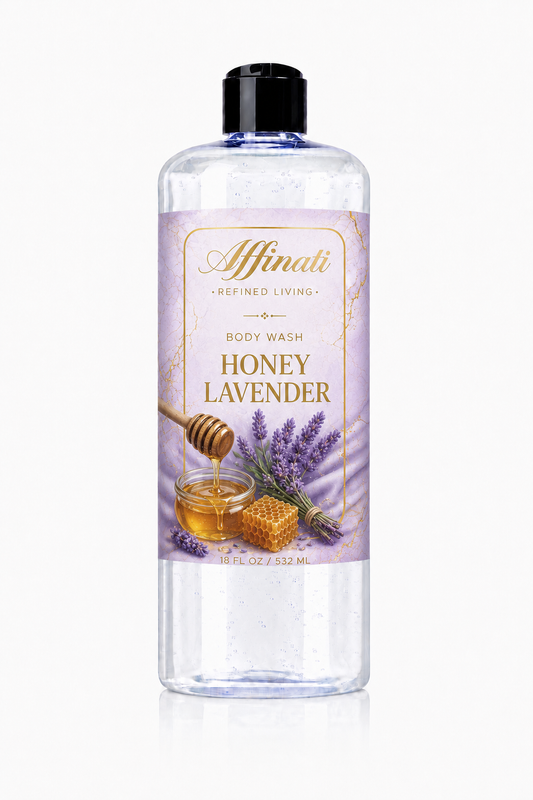 Gel de baño de miel y lavanda