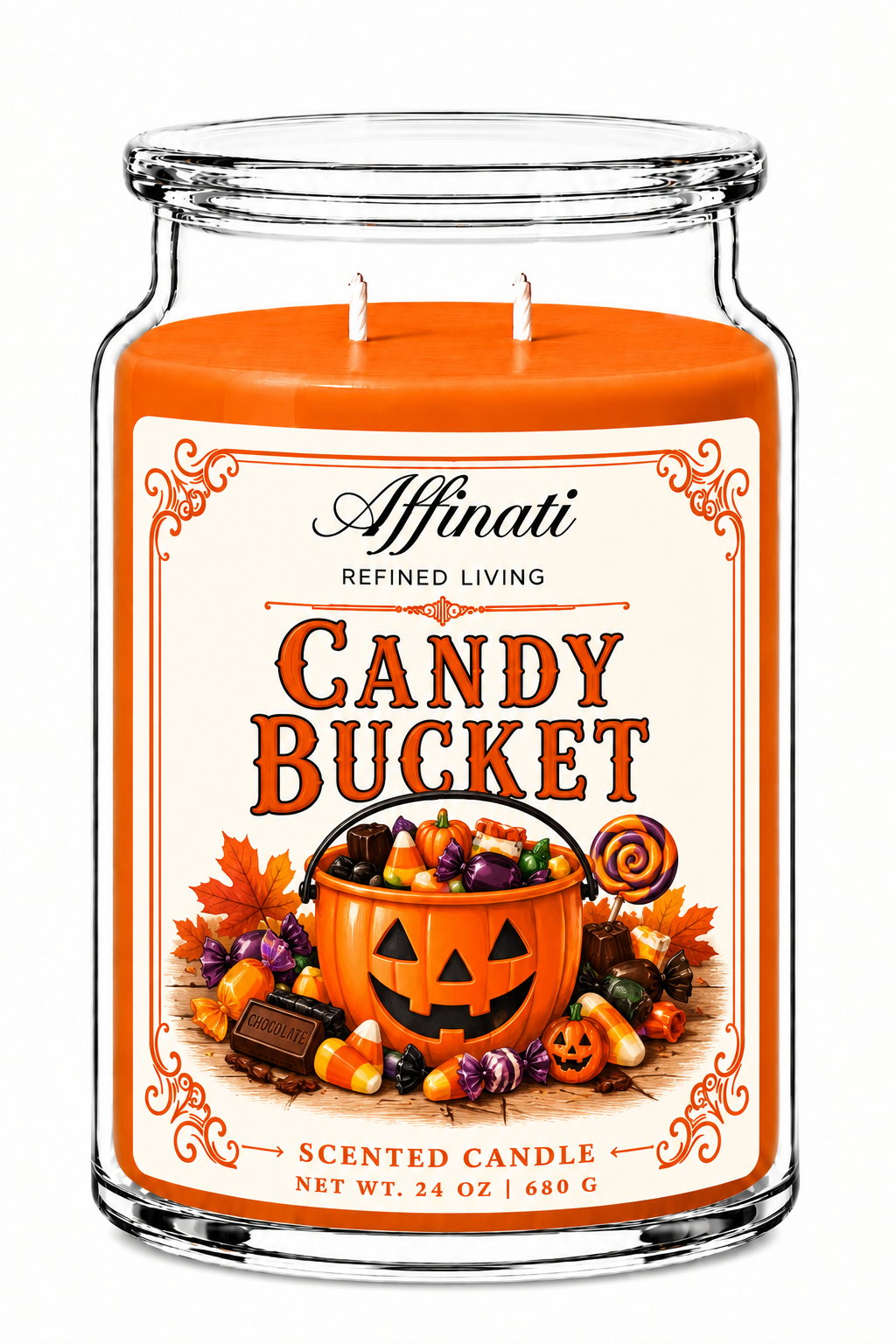 Candy Bucket 24 oz Candle – Timeless Collection Double Wick Candle