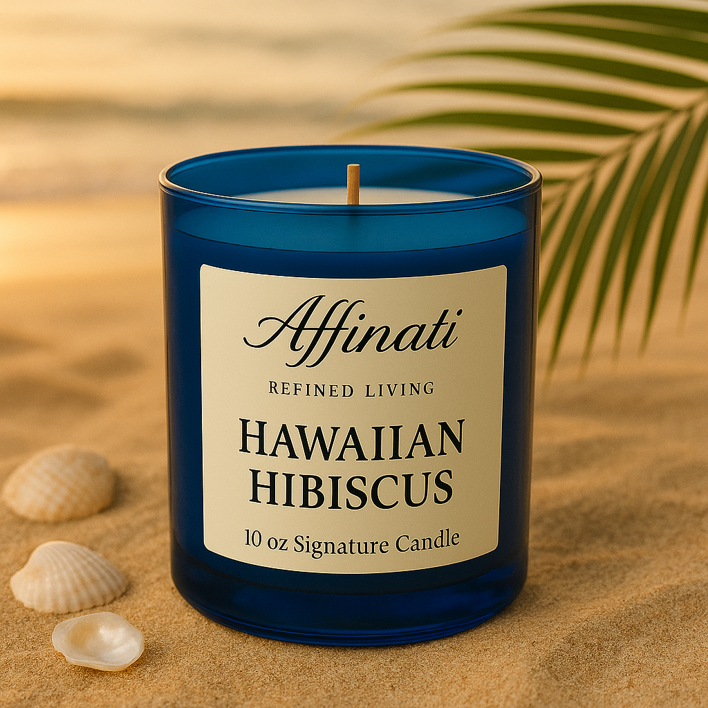Hawaiian Hibiscus Signature Candle - Affinati