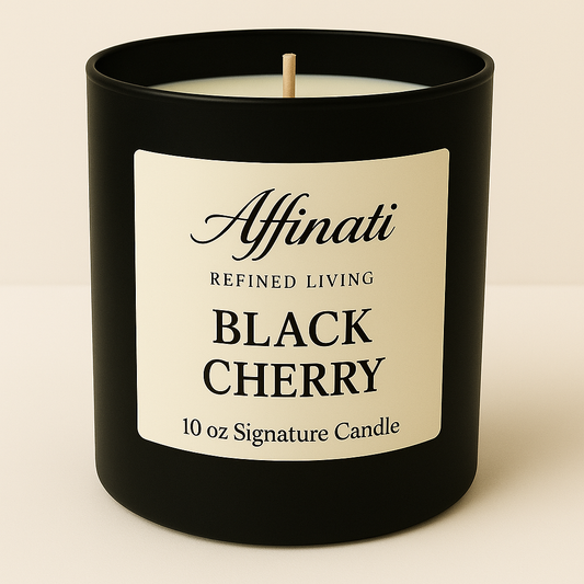 Black Cherry Signature Candle - Affinati