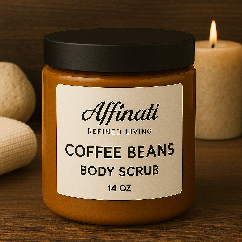 Coffee Beans Body Scrub – Energizing Exfoliation for Smooth, Revitalized Skin - Affinati