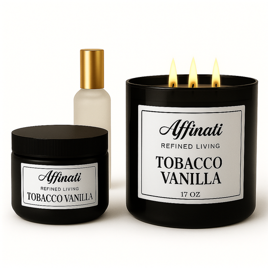 Affinati Tobacco Vanilla Collection | Candle, Spray & Lotion