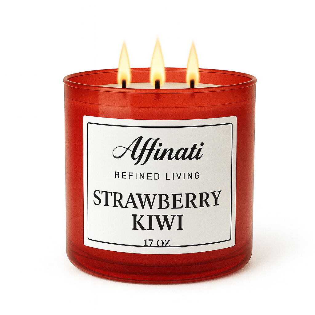 3-Wick Strawberry Kiwi Candle
