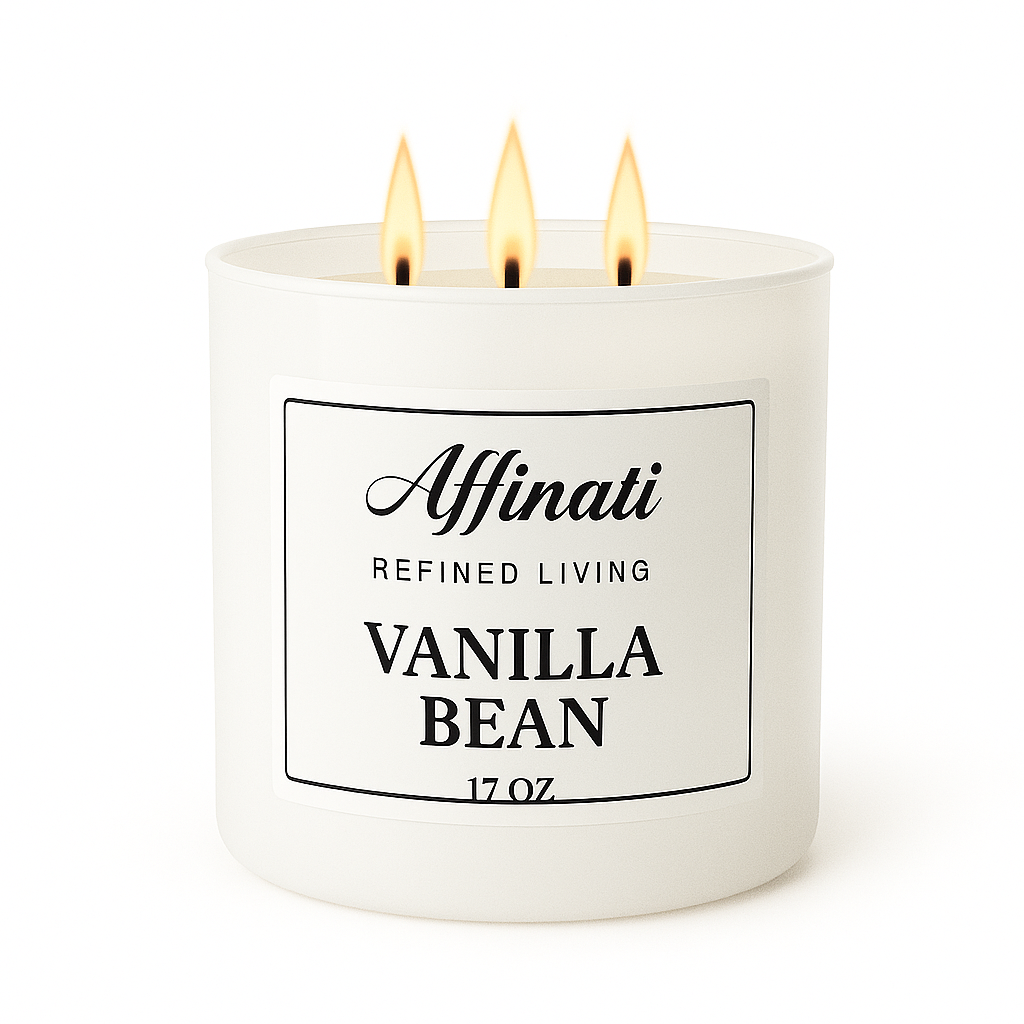 3-Wick Vanilla Bean Candle - Affinati