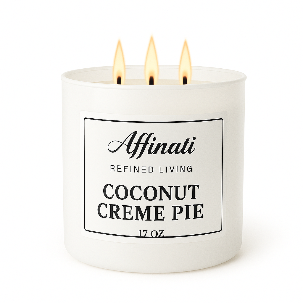 3-Wick Coconut Creme Pie Candle - Affinati
