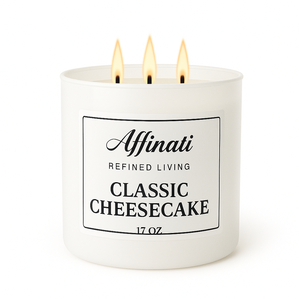 3-Wick Classic Cheesecake Candle - Affinati