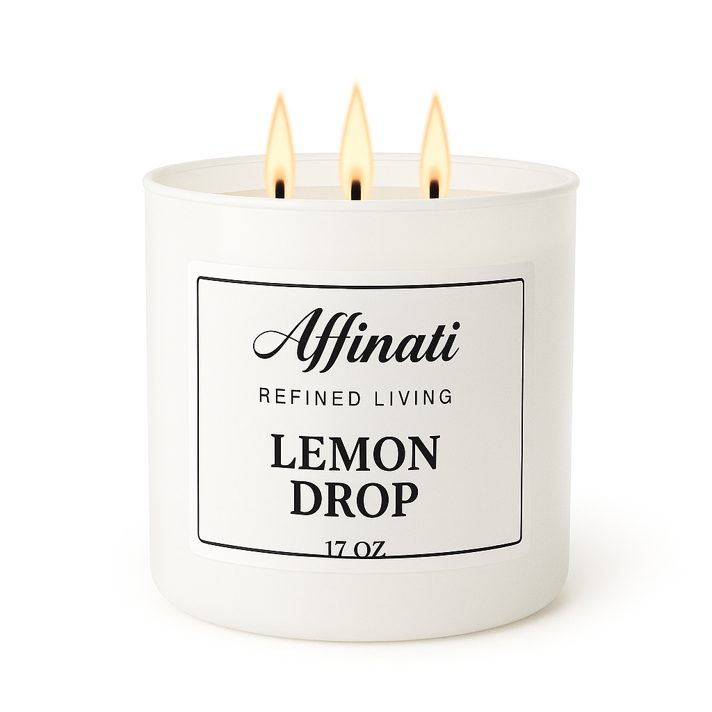 3-Wick Lemon Drop Candle