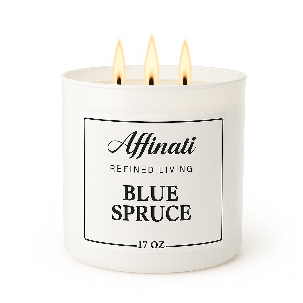 3-Wick Blue Spruce Candle - Affinati