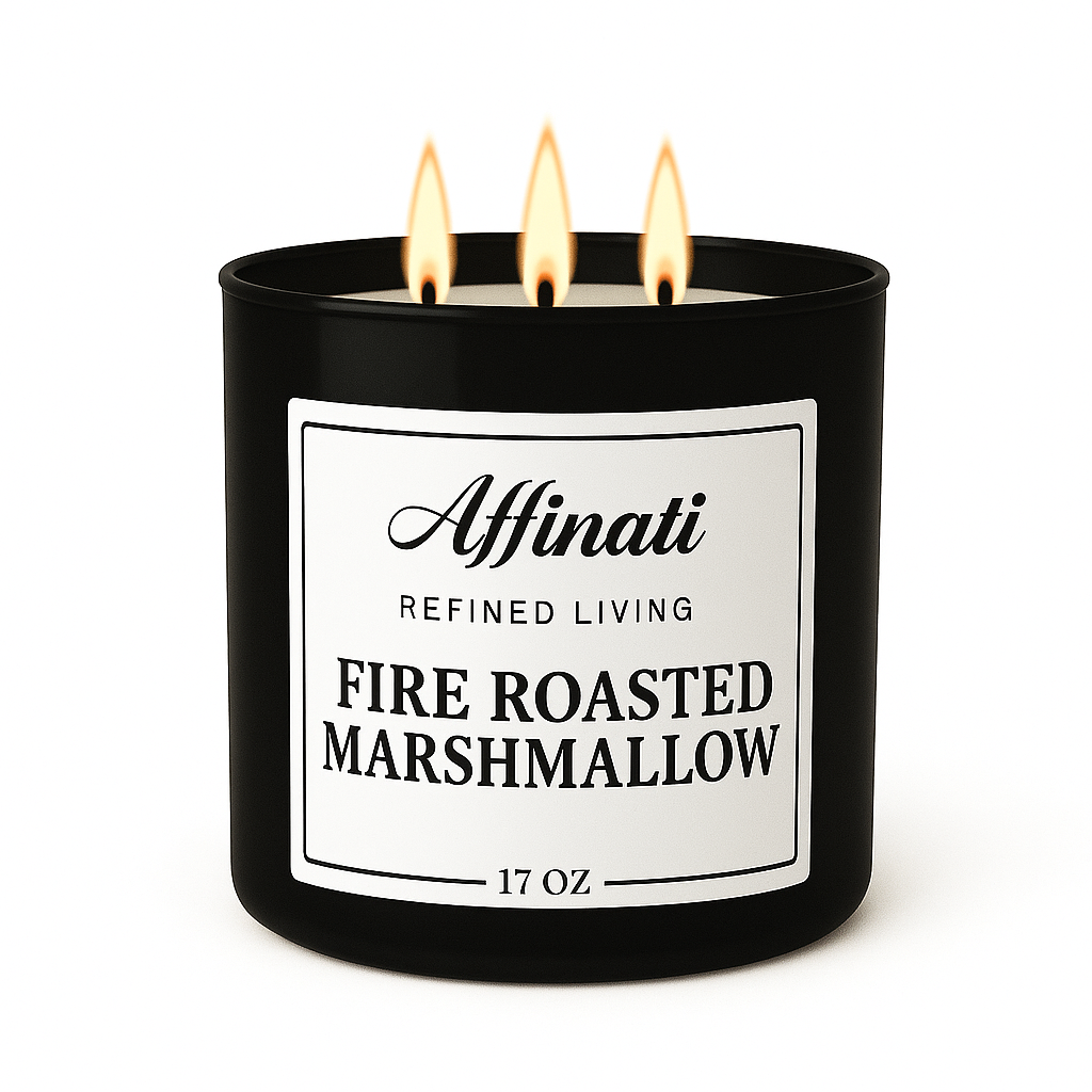 3-Wick Fire Roasted Marshmallow Candle - Affinati