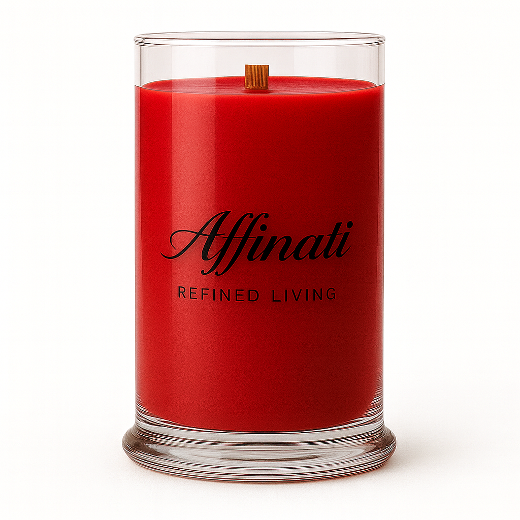 Golden Fireside Wooden Wick Candle – Luxury 21 oz Soy Blend | Affinati - Affinati