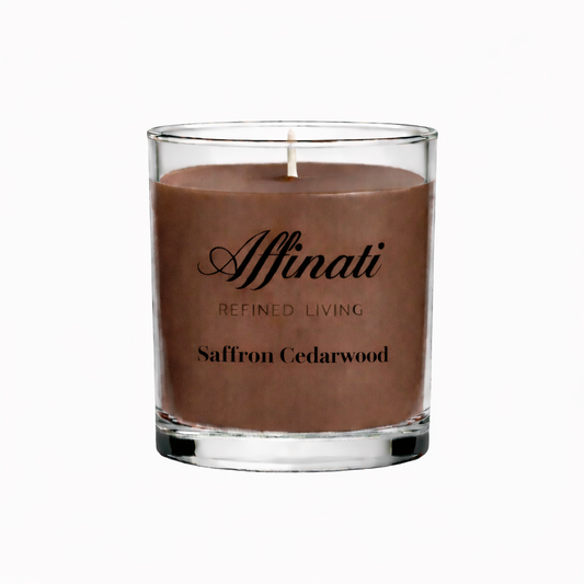 Saffron Cedarwood Mini Candle