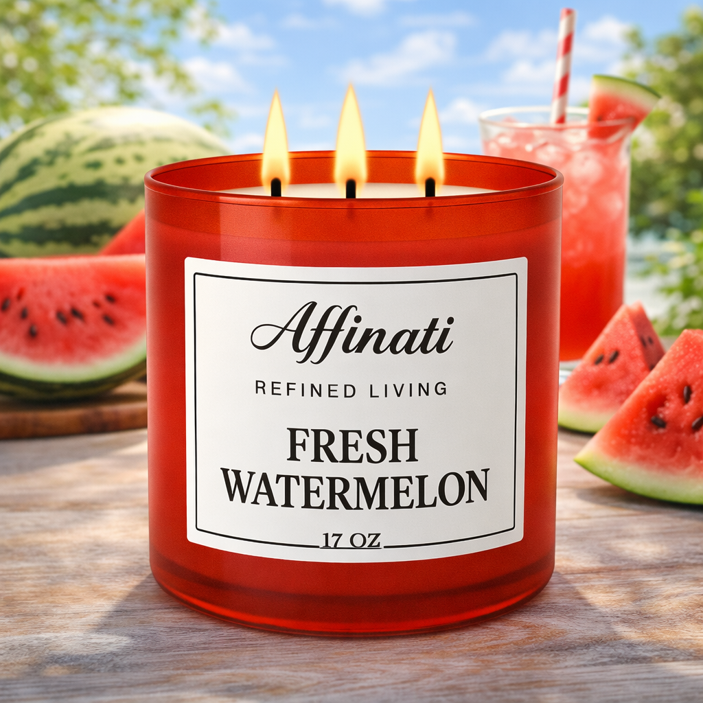 3-Wick Fresh Watermelon Candle