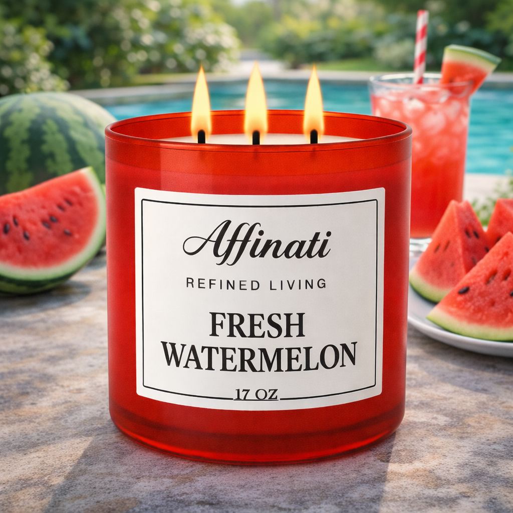 3-Wick Fresh Watermelon Candle