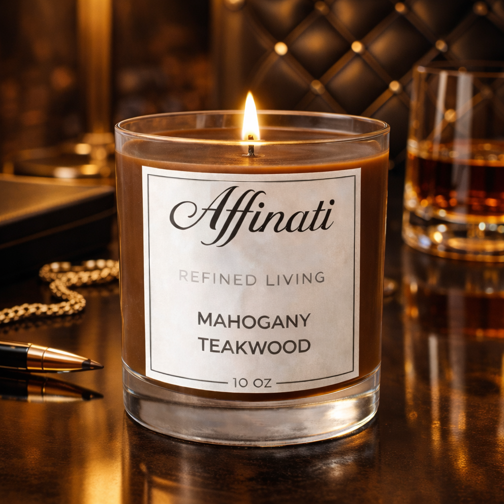 महोगनी टीकवुड ओरिजिनल कैंडल
