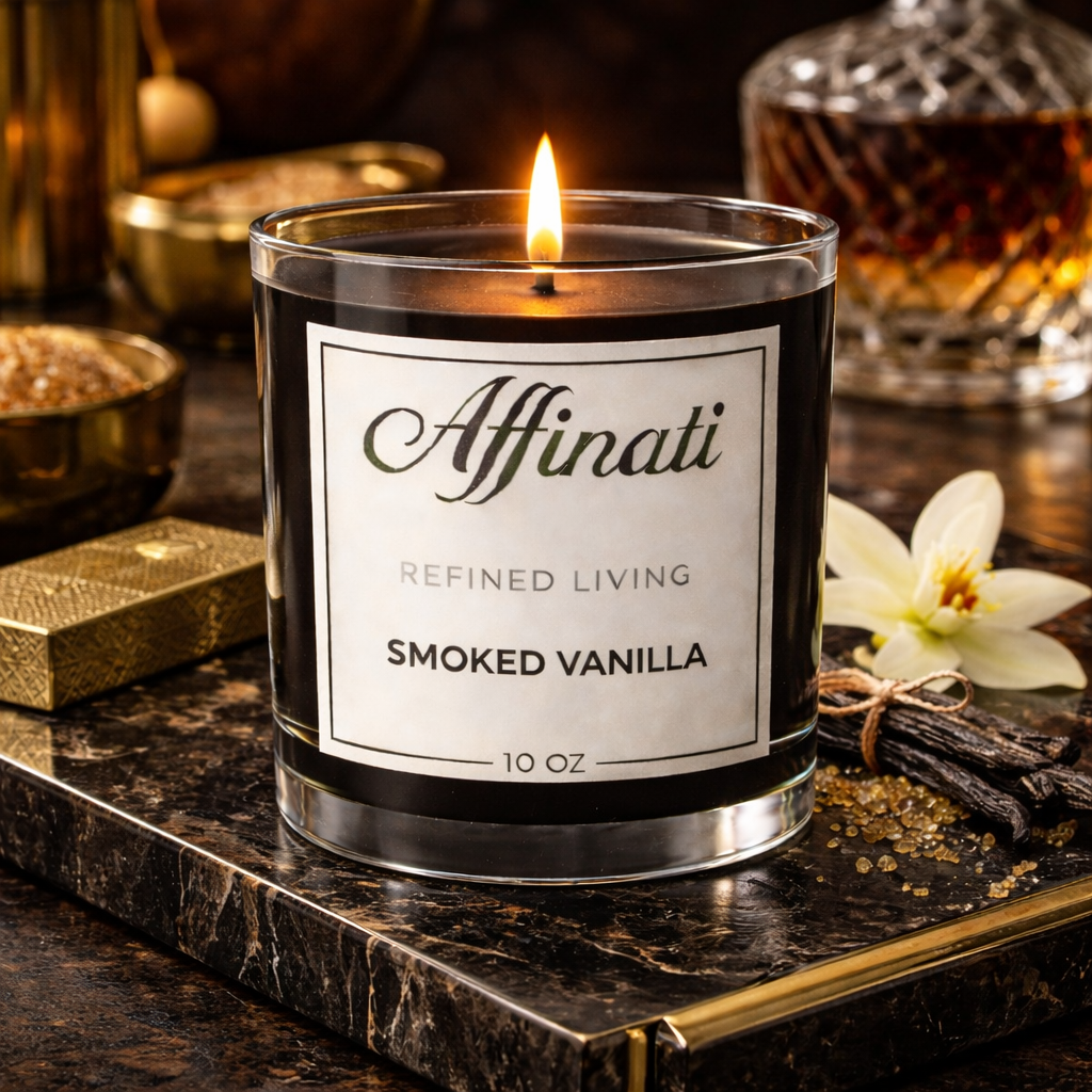 Candela Originale alla Vaniglia Affumicata