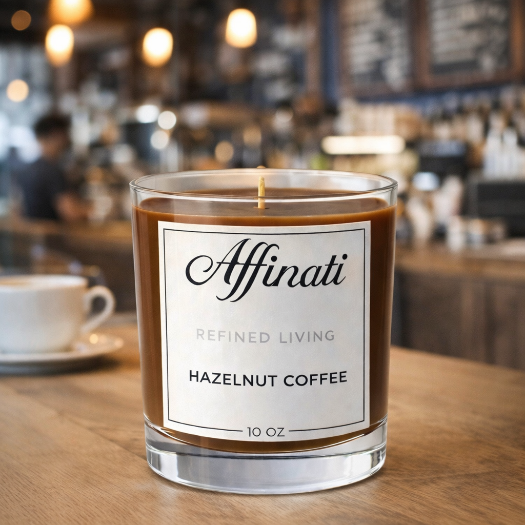 Bougie originale au café noisette