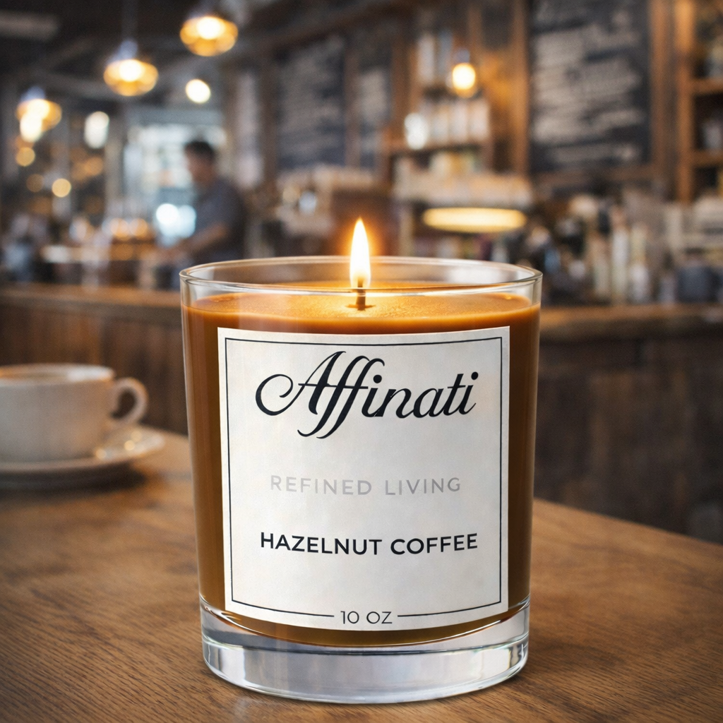 Bougie originale au café noisette