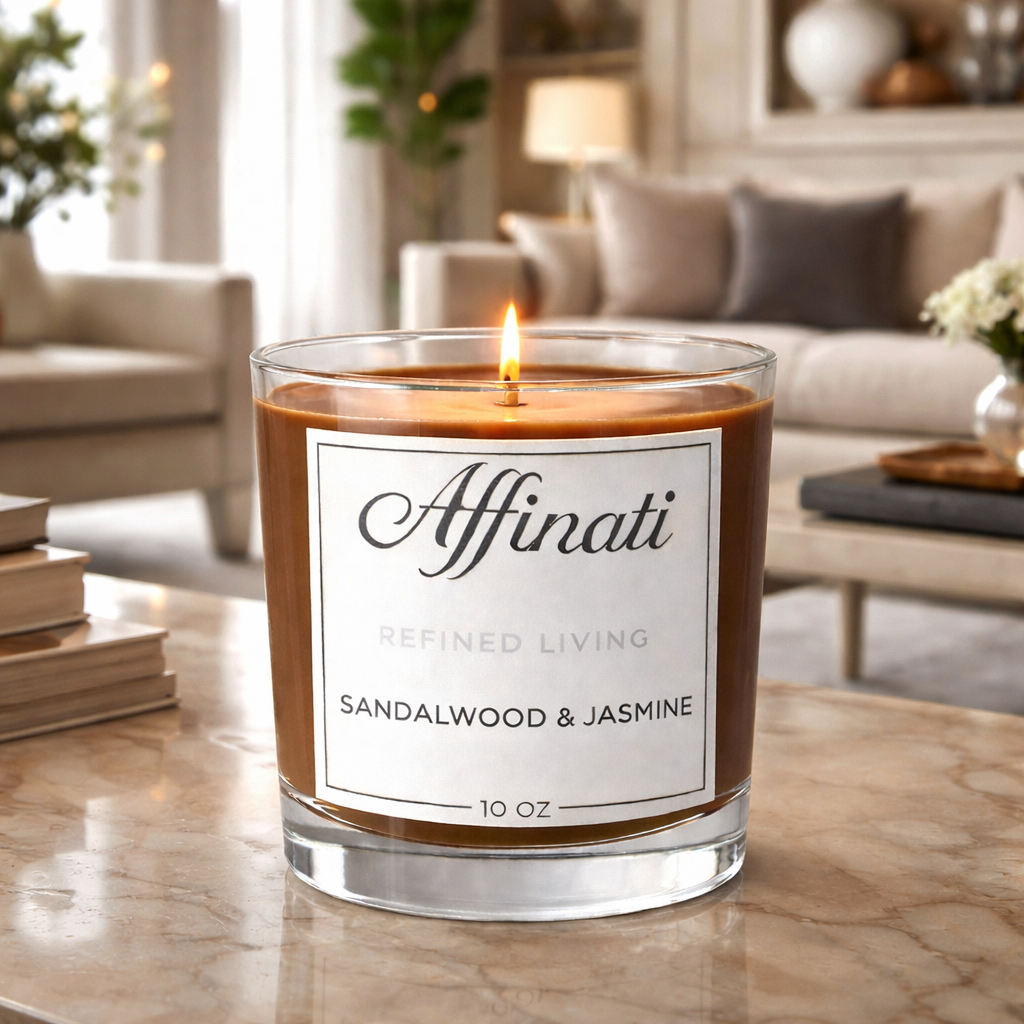 Sandelträ & Jasmin Original Doftljus