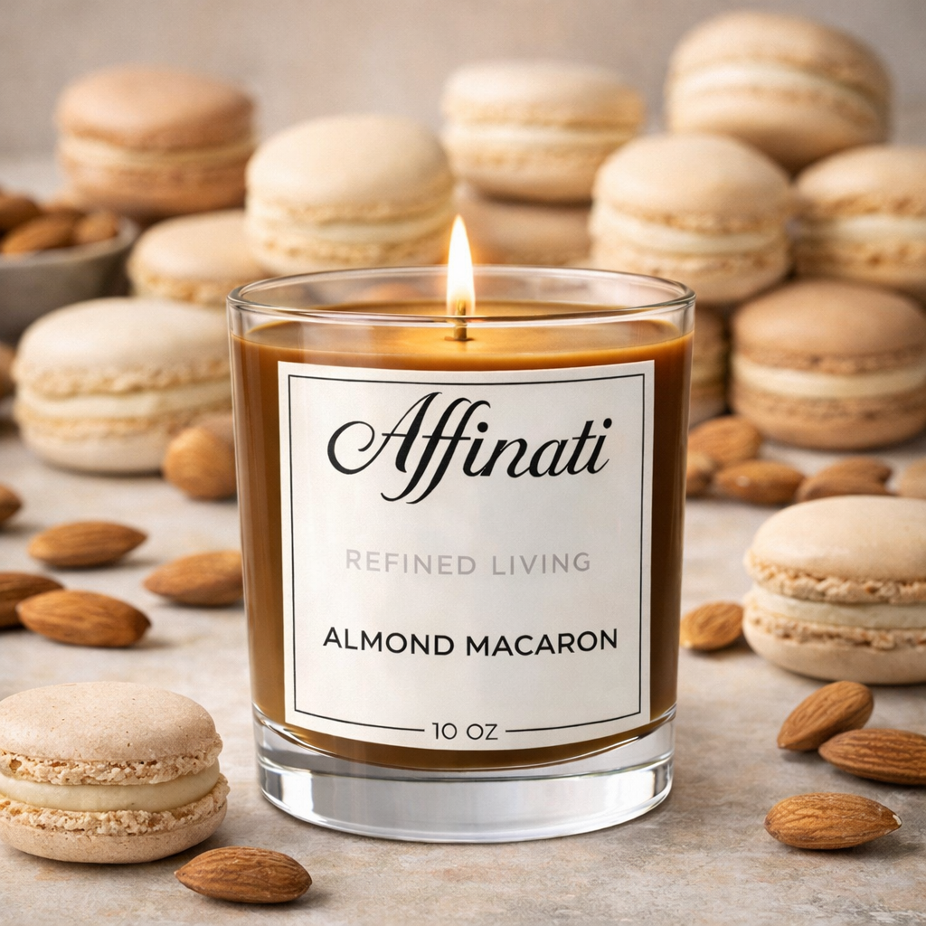 Mandel-Makronen Originalkerze