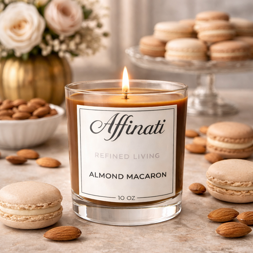 Mandel-Makronen Originalkerze