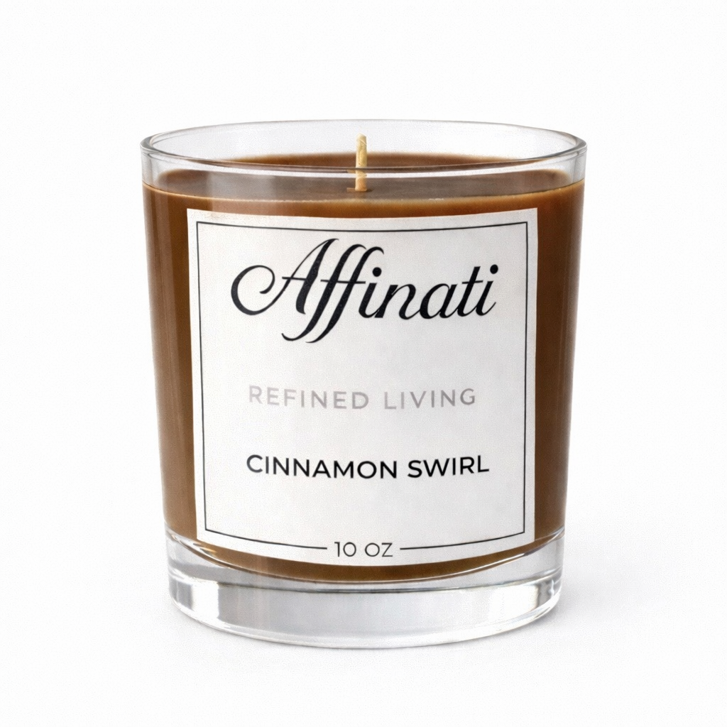 Bougie originale tourbillon de cannelle