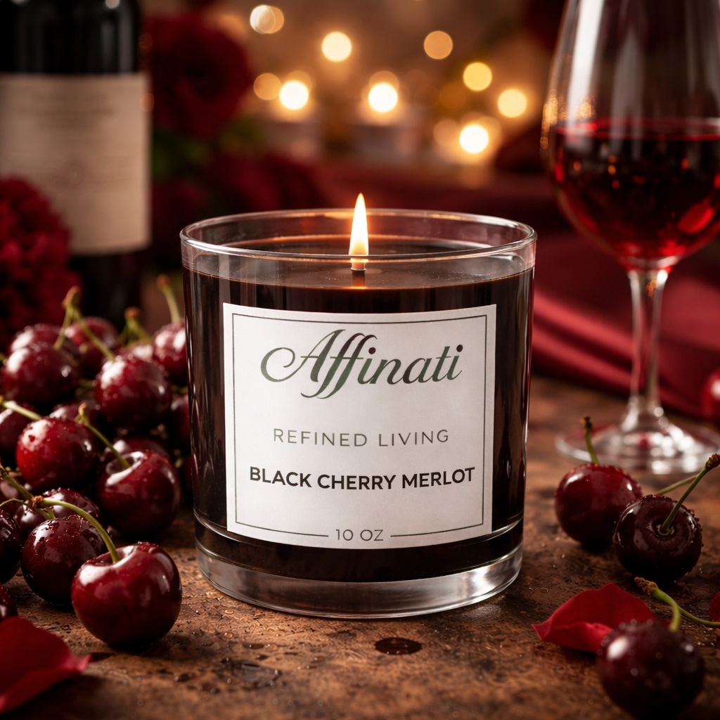 Bougie Originale Merlot Cerise Noire