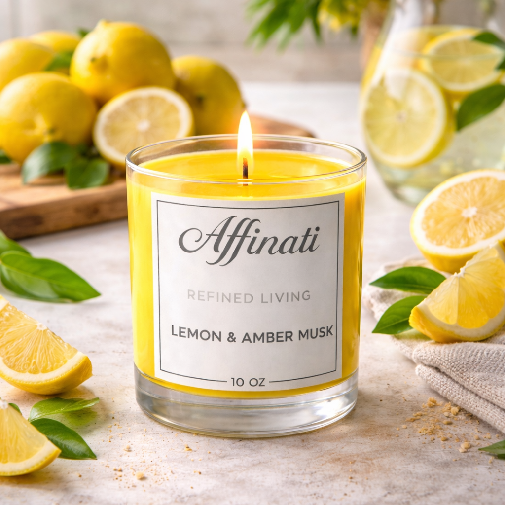 Citroen & Amber Musk Originele Kaars