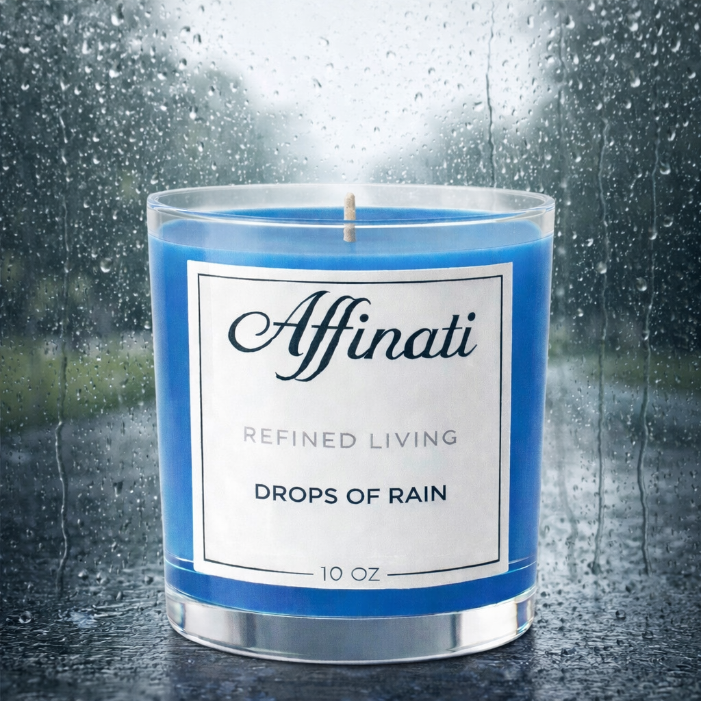 Vela original Gotas de lluvia