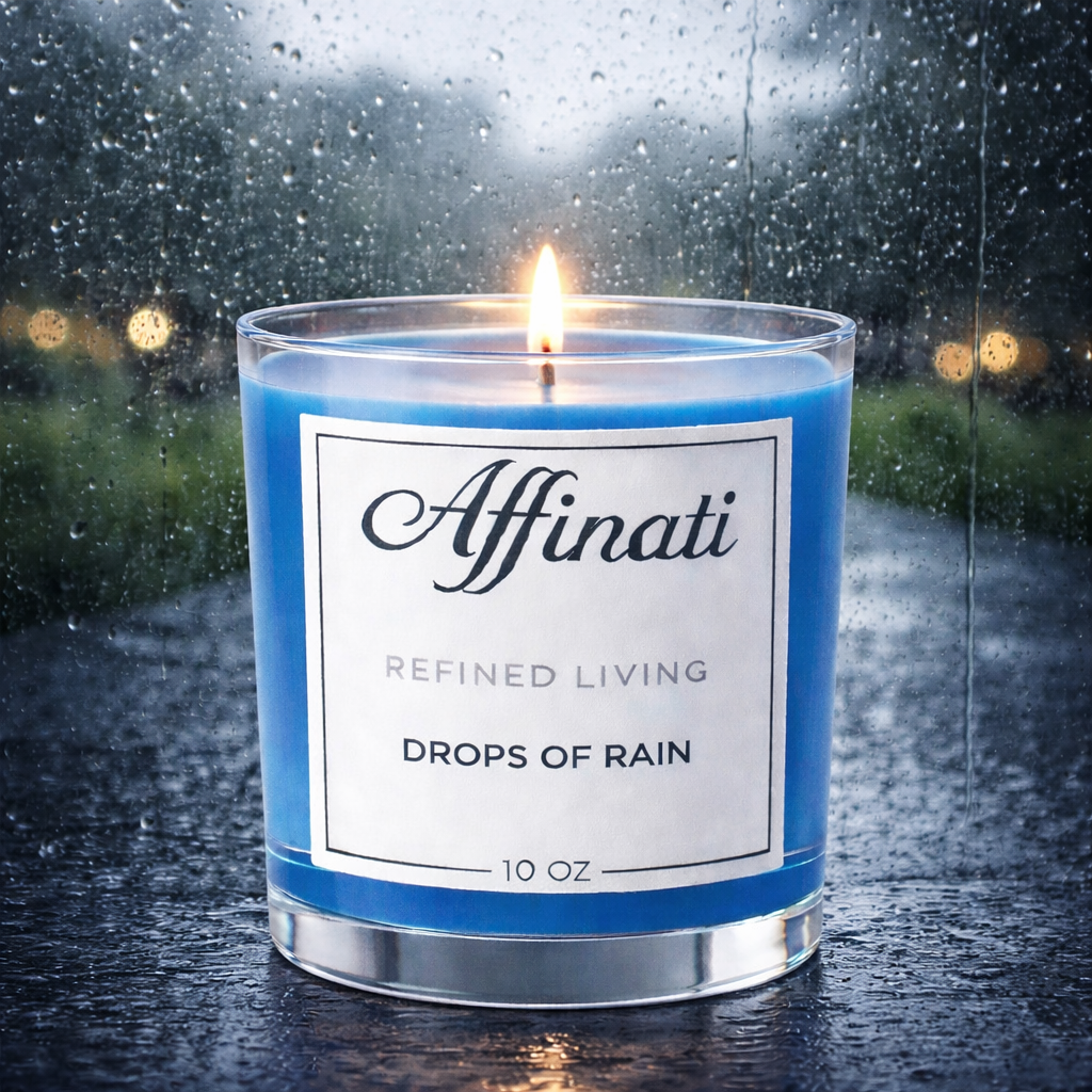 Vela original Gotas de lluvia