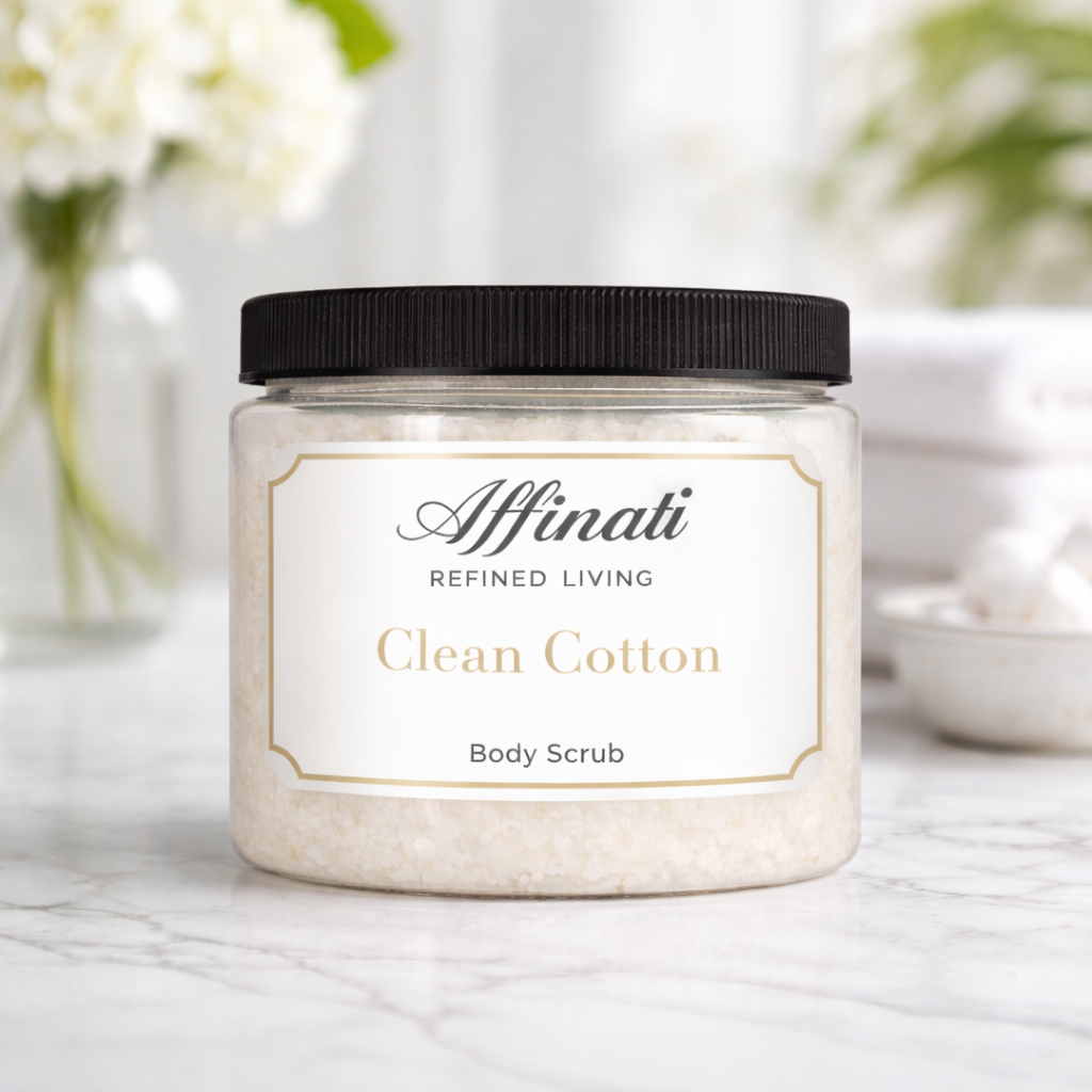 清新棉花身体磨砂膏 20盎司 | 打发盐磨砂膏