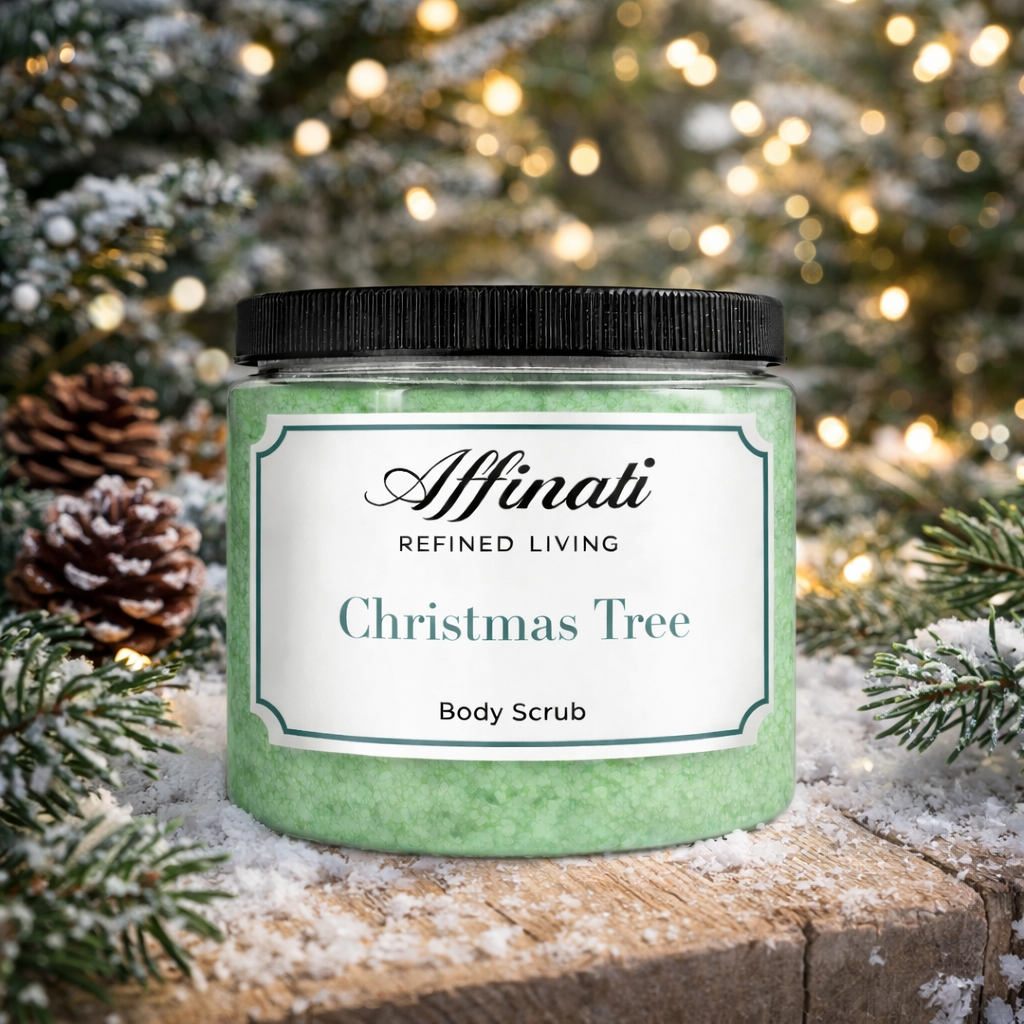 Απολεπιστικό Σώματος Χριστουγεννιάτικο Δέντρο 20 oz | Αφρώδες Απολεπιστικό Αλατιού