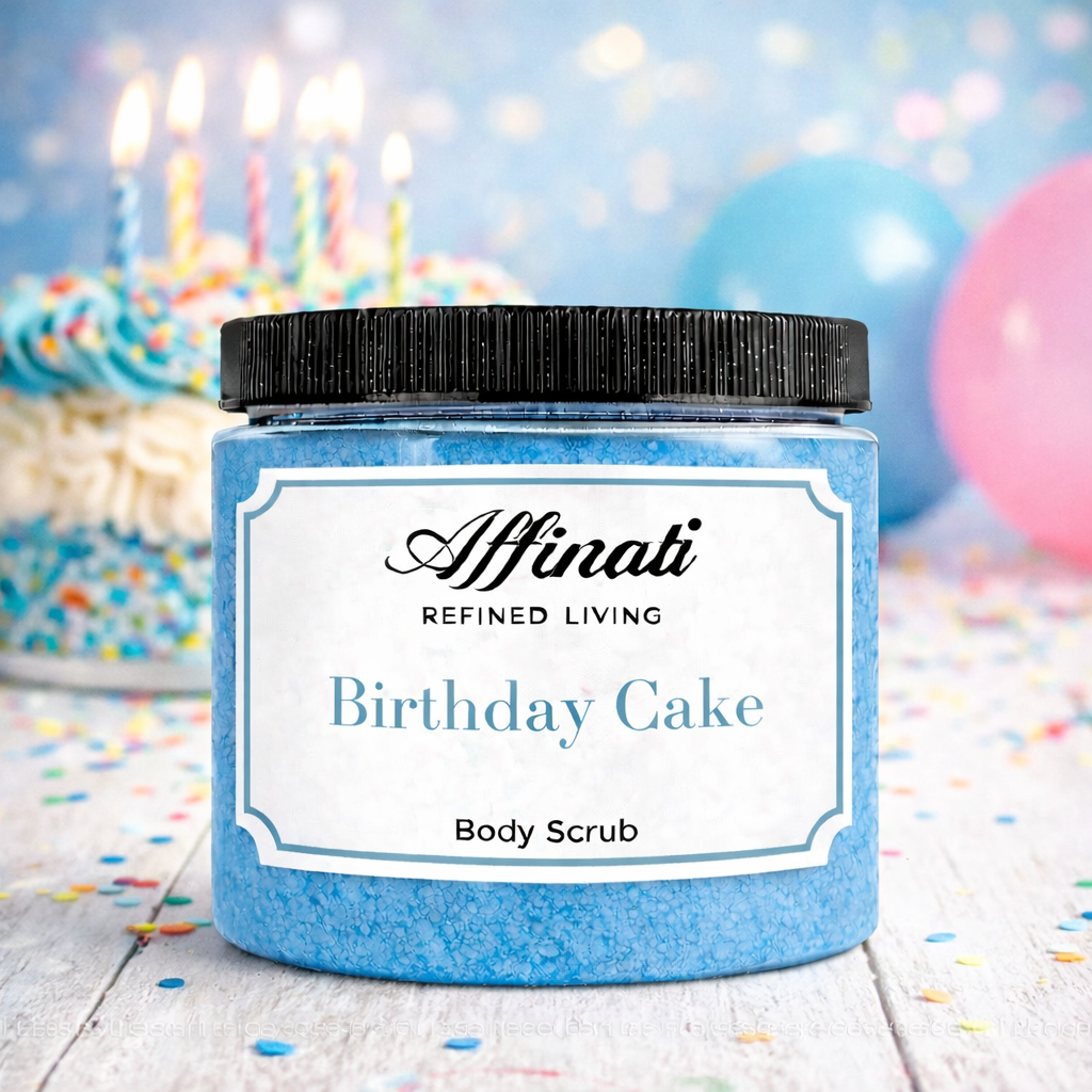 Birthday Cake Body Scrub 20 oz | Whipped Salt Scrub