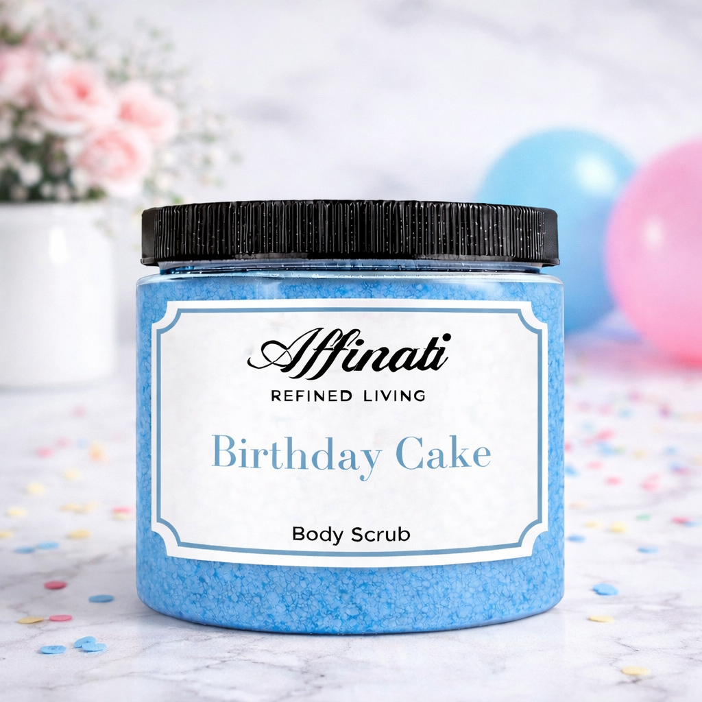Birthday Cake Body Scrub 20 oz | Whipped Salt Scrub