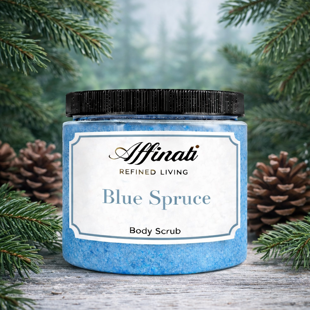 蓝云杉身体磨砂膏 20盎司 | 打发盐磨砂膏