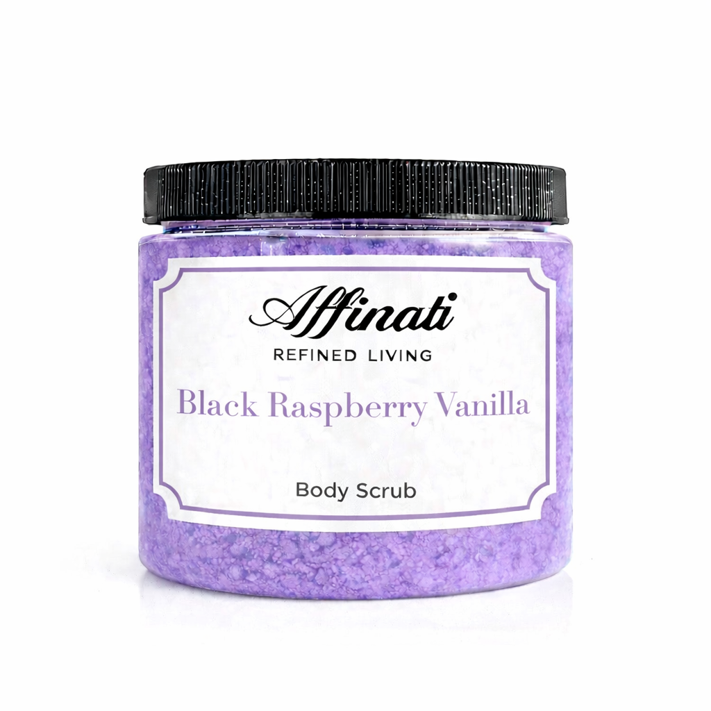 Black Raspberry Vanilla Body Scrub 20 oz | Whipped Salt Scrub